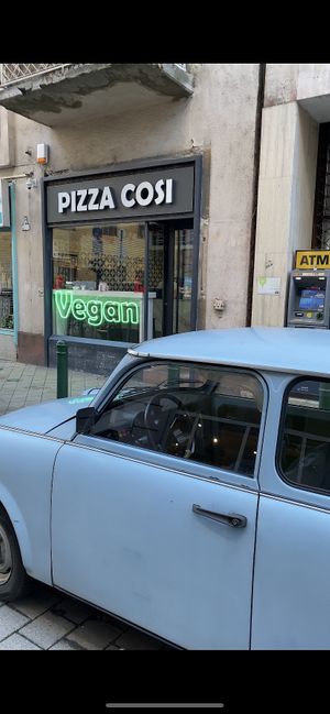Outside  #Veganuary at Pizza Cosi in Budapest