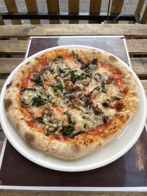 fungee pizza  at Pizza Cosi in Budapest