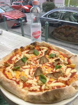   at Pizza Cosi in Budapest