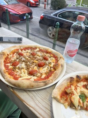   at Pizza Cosi in Budapest