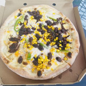 Unicorn  at Pizza Cosi in Budapest