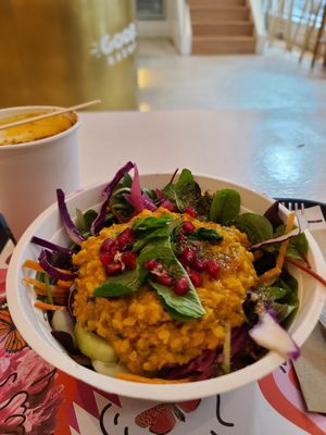 Dal Salad Bowl #Veganuary at Good Karma - October in Budapest