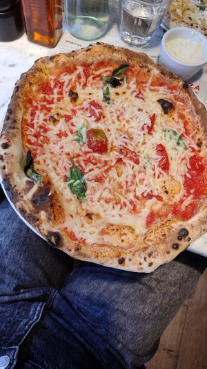 OG margherita at Franco Manca - Baker St in London