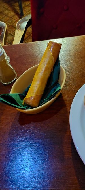 Spicy rolled hot dog at The Globe in Glossop