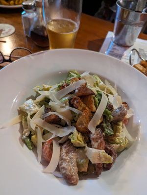 Caesar salad at The Globe in Glossop