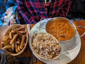 'Chicken' tikka masala special at The Globe in Glossop