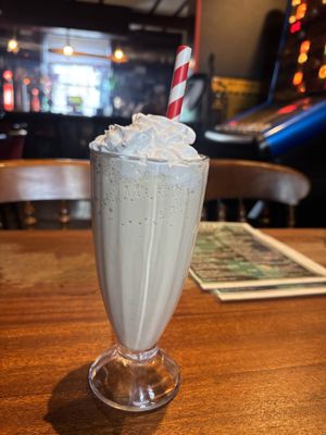 Butterscotch milkshake   at The Globe in Glossop
