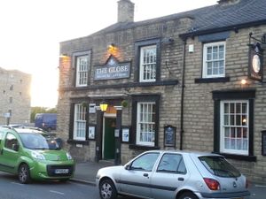 The Globe pub at The Globe in Glossop