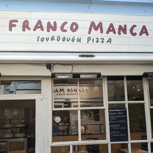 Front of Shop in the market at Franco Manca - Brixton in South West London