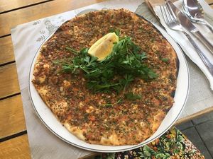 Lahmacun  at Ciya Kebab in Istanbul