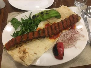 Vegan Kebab at Ciya Kebab in Istanbul