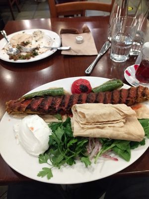 Vegetarian Kebab at Ciya Kebab in Istanbul