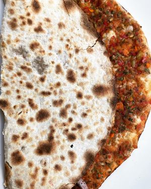 Lahmacun  at Ciya Kebab in Istanbul