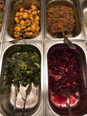 Olive-oil dishes at Ciya Kebab in Istanbul