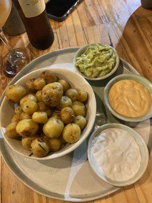 Colombian potatoes   at Oh! Food in Envigado