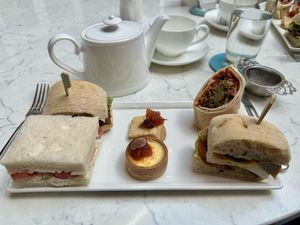 Sandwiches   at Peacock Alley in Edinburgh
