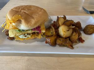 Biasi Breakfast Sandwich   at Valiant the Sandwich in Salem