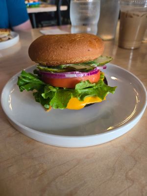 Deception burger. Toppings were nice at least at Valiant the Sandwich in Salem