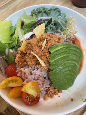 Taco rice  at Mr. Farmer in Yokohama