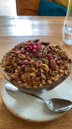   at Secret Garden Cafe in Rishikesh