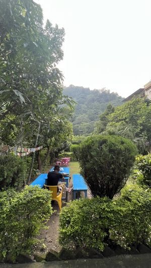   at Secret Garden Cafe in Rishikesh