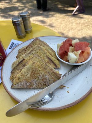 French toast   at Secret Garden Cafe in Rishikesh