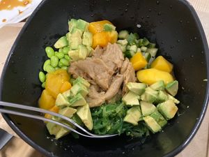 Vegan poke #Veganuary at Sushimore in Caceres