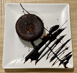 Fondant de chocolate  #Veganuary at Sushimore in Caceres