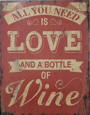 On bathroom wall at The Shack in Alicante