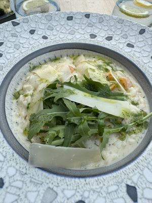 Butternut squash risotto  at The Shack in Alicante