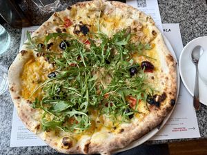   at Franco Manca - Kings Cross in North London