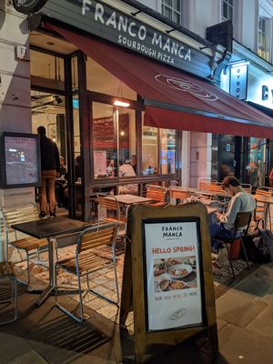 outside at Franco Manca - South Kensington in South West London
