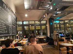 Interior at Franco Manca - Waterloo in South East London