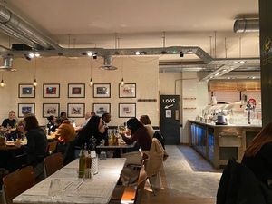 Interior at Franco Manca - Waterloo in South East London