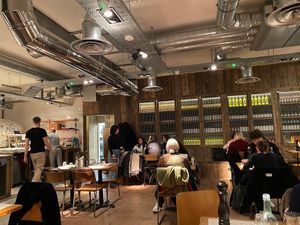 Interior at Franco Manca - Waterloo in South East London