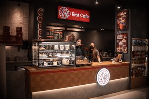  at Rest Cafe in Prague