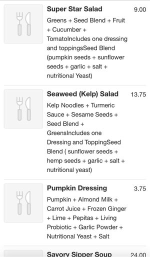 Salads   at Blend & Press Wellness Bar in Savannah