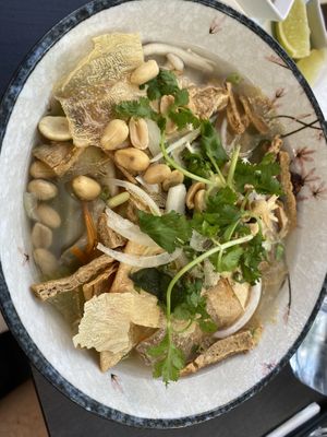 Pho vegan  at Brasserie Saigon in Paris
