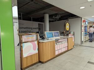 in food court at Happy Dough in Brisbane
