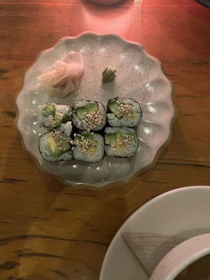 Avo/Cuke sushi   at Ramen-Ya by Kintaro in Oaxaca