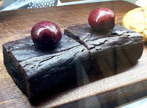 brownie... with cherry on top at So Unique 쏘유니크 비건랩 in Ansan
