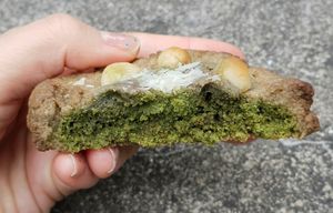 vegan matcha cookie - inside #Veganuary at So Luck 쏘럭 in Ansan