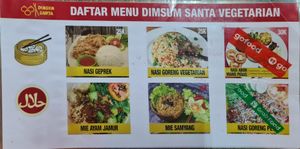 Menu 2 #Veganuary at Dimsum Santa (vegetarian) in Jakarta