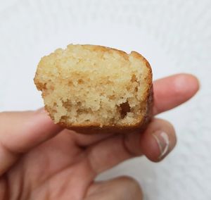 Yuzu financier - inside at Vegan Forest 비건 숲 in Ansan