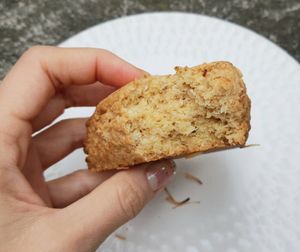 coconut scone - inside at Laze Oven 레이즈오븐 in Ansan