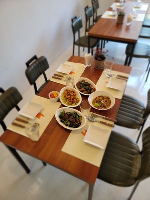 Beef and Broccoli, Orange Chicken, Chow Mein, Teriyaki Chicken at Camouflage in Seoul