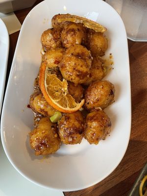 Orange chicken   at Camouflage in Seoul