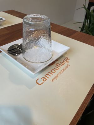 Table setup   at Camouflage in Seoul