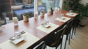 interior of location - view outside at Camouflage in Seoul