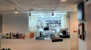 view towards counter & kitchen at Camouflage in Seoul